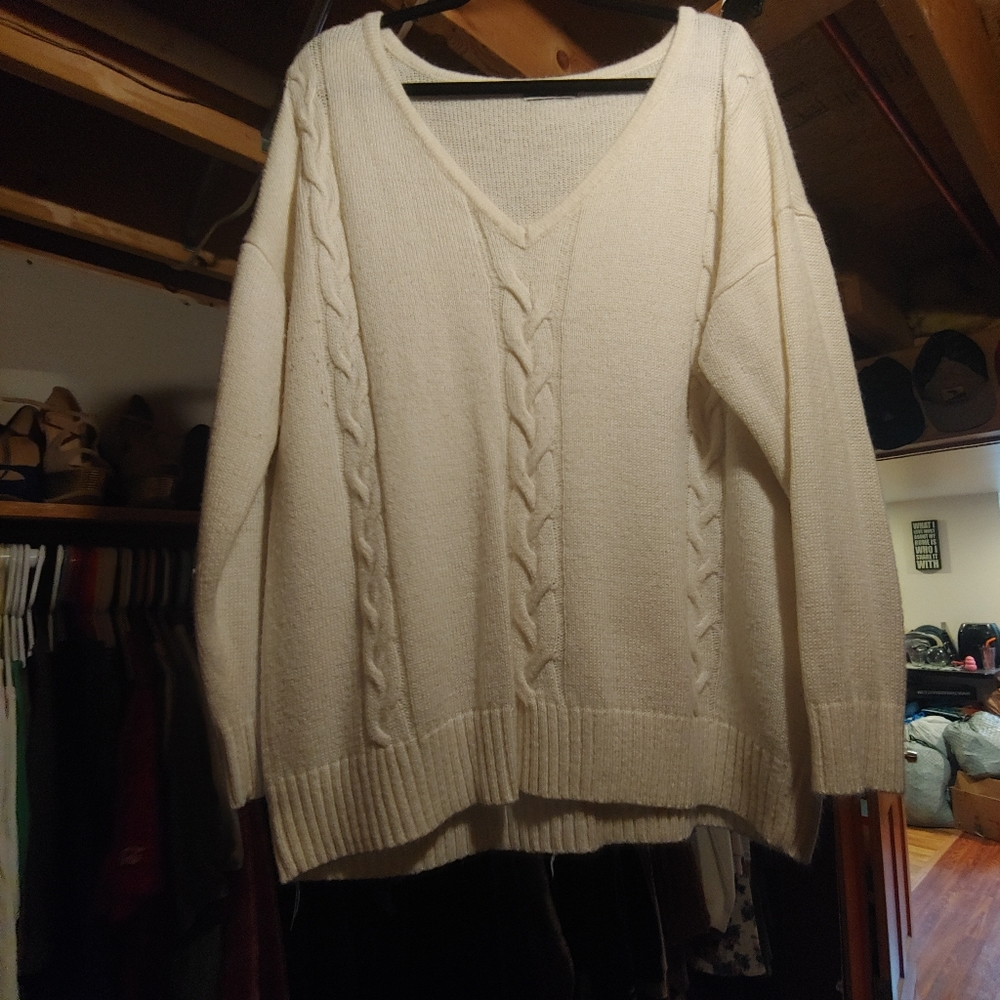 White sweater
